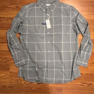 Southern Tide shirt, stretch, gray, XL, NWT